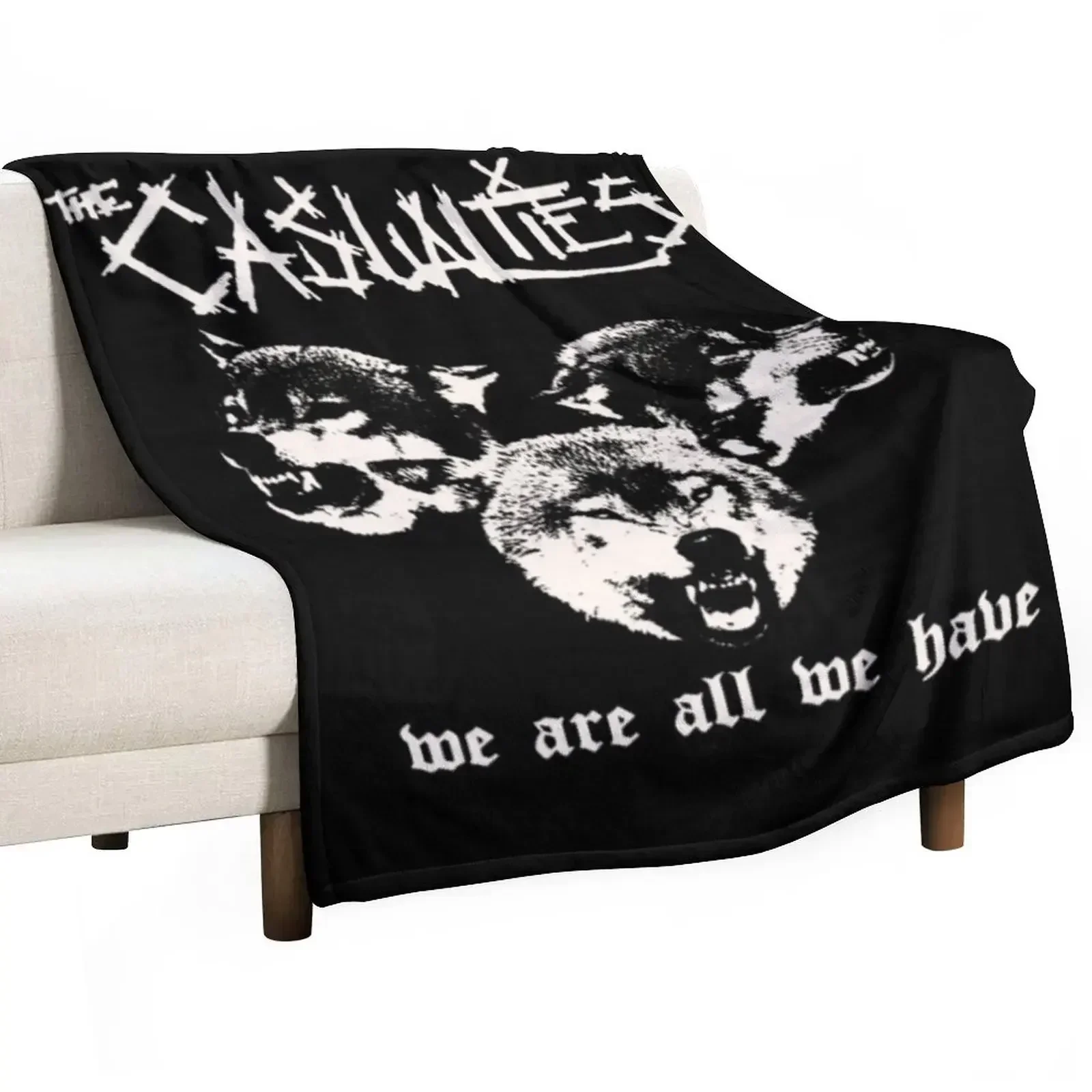 

The Casualties T-Shirtthe casualties band Throw Blanket Polar for sofa Flannel Blankets