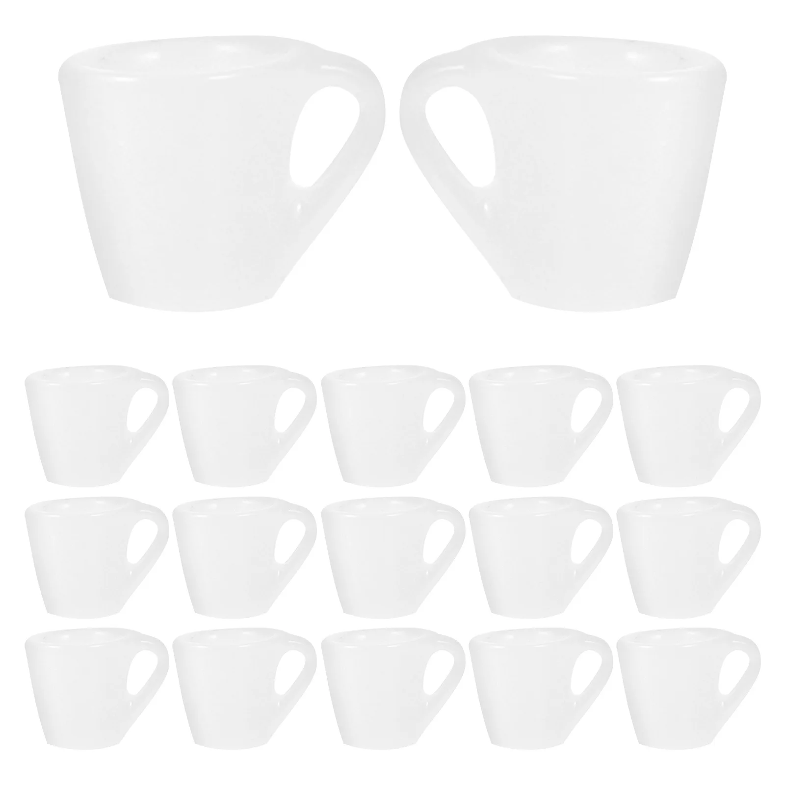 20 pezzi in miniatura per casa delle bambole, tazze da caffè, accessori decorativi per tazze da tè in miniatura, giocattoli piccoli