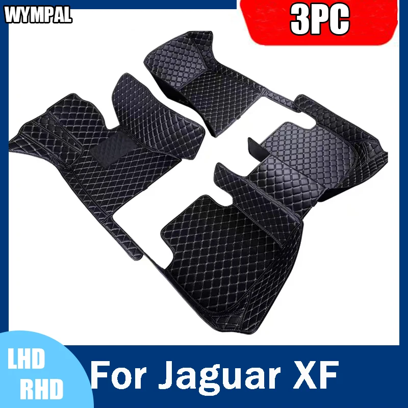 

Custom Car Floor Mats for Jaguar XF 2008-2015 Years Artificial Leather Carpet Interior Car Accessories