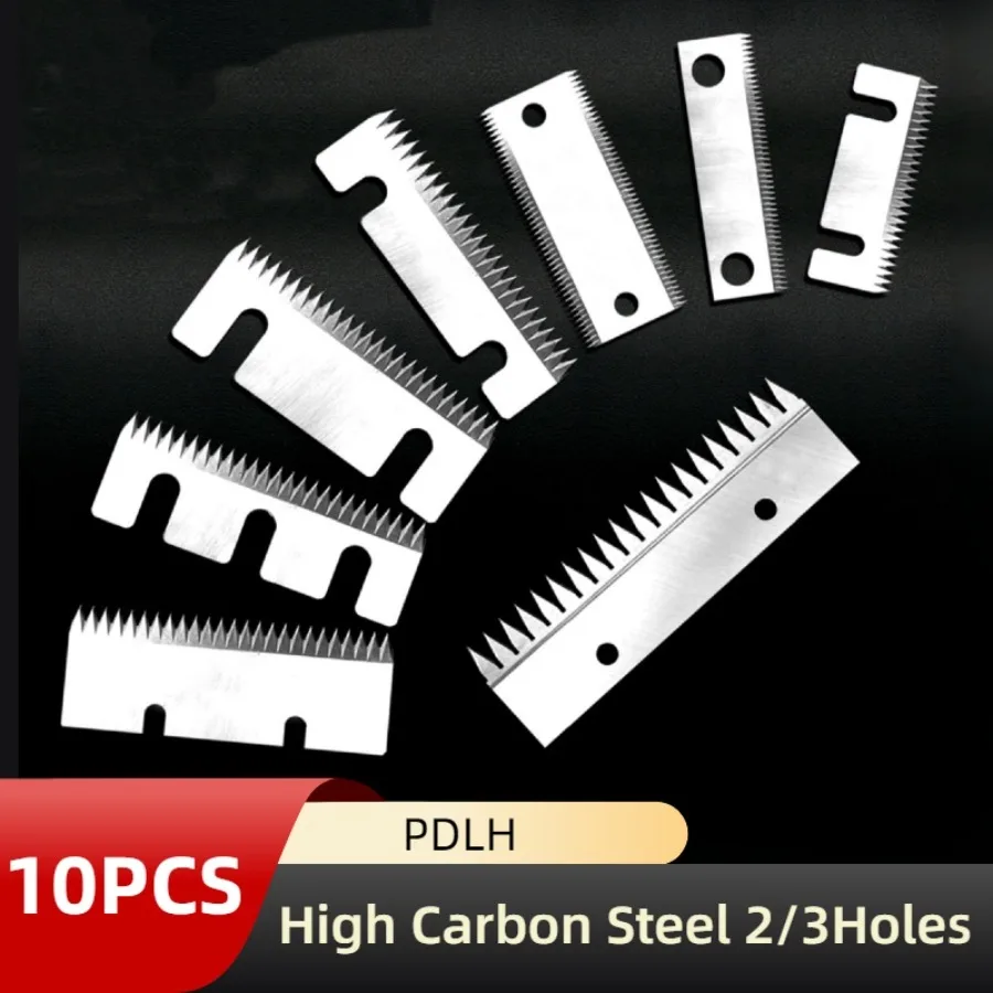 10Pcs Sealing Machine Blade Carton Sealer Knife High Carbon Steel Semi Auto Adhesive Tape Carton Sealer Parts