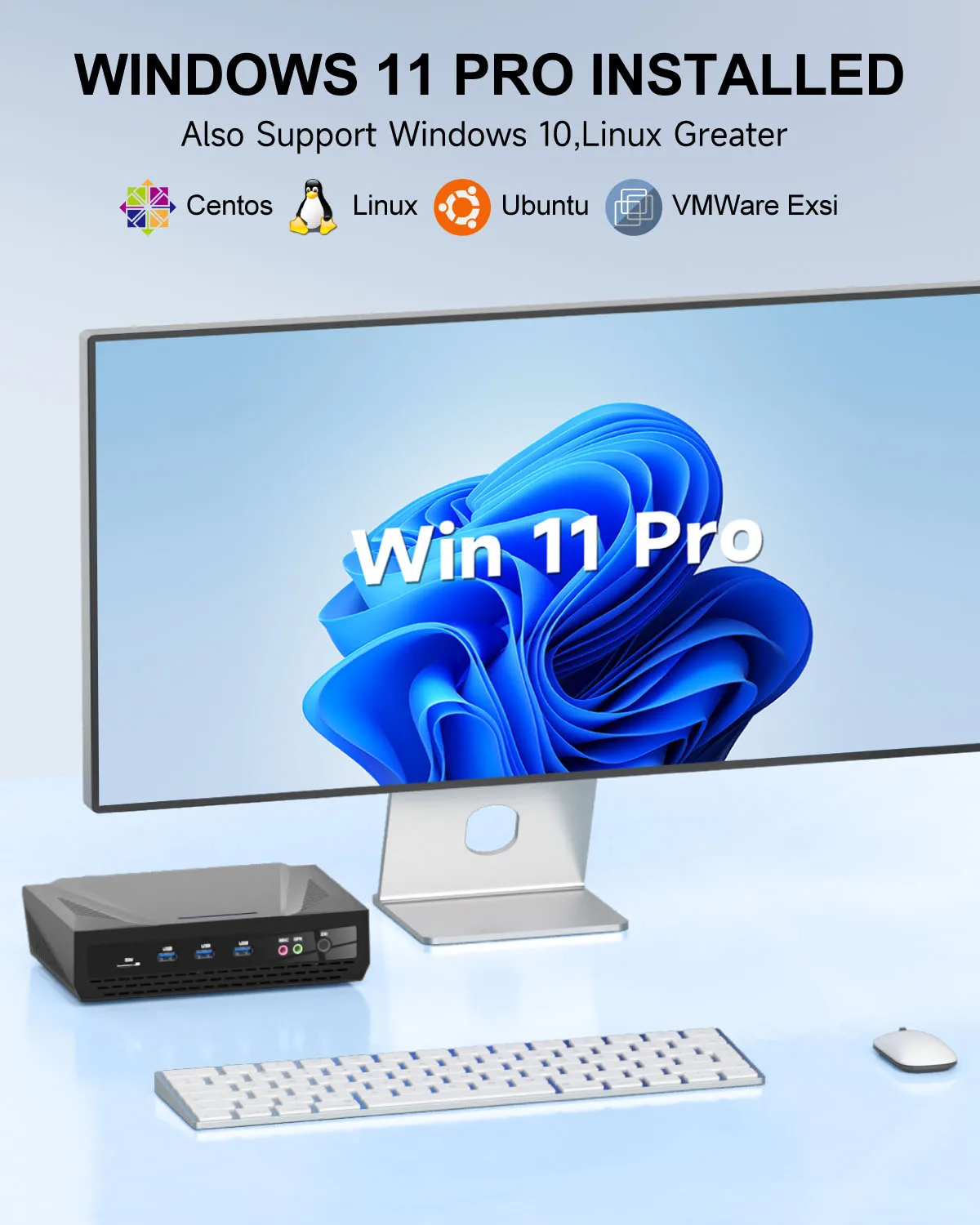 HYSTOU Mini PC DDR4 R9 5900HX Desktop AMD Computer WIFI6 Bluetooth Win11 NVME SSD Windows 10 Linux Powerful GAMING Compact