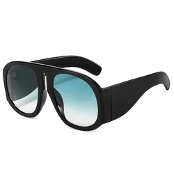 Oversized Square Goggle Sunglasses Women Steampunk Big Frame Gradient Lens Sun Glasses Female Eyeglass Oculos De Sol