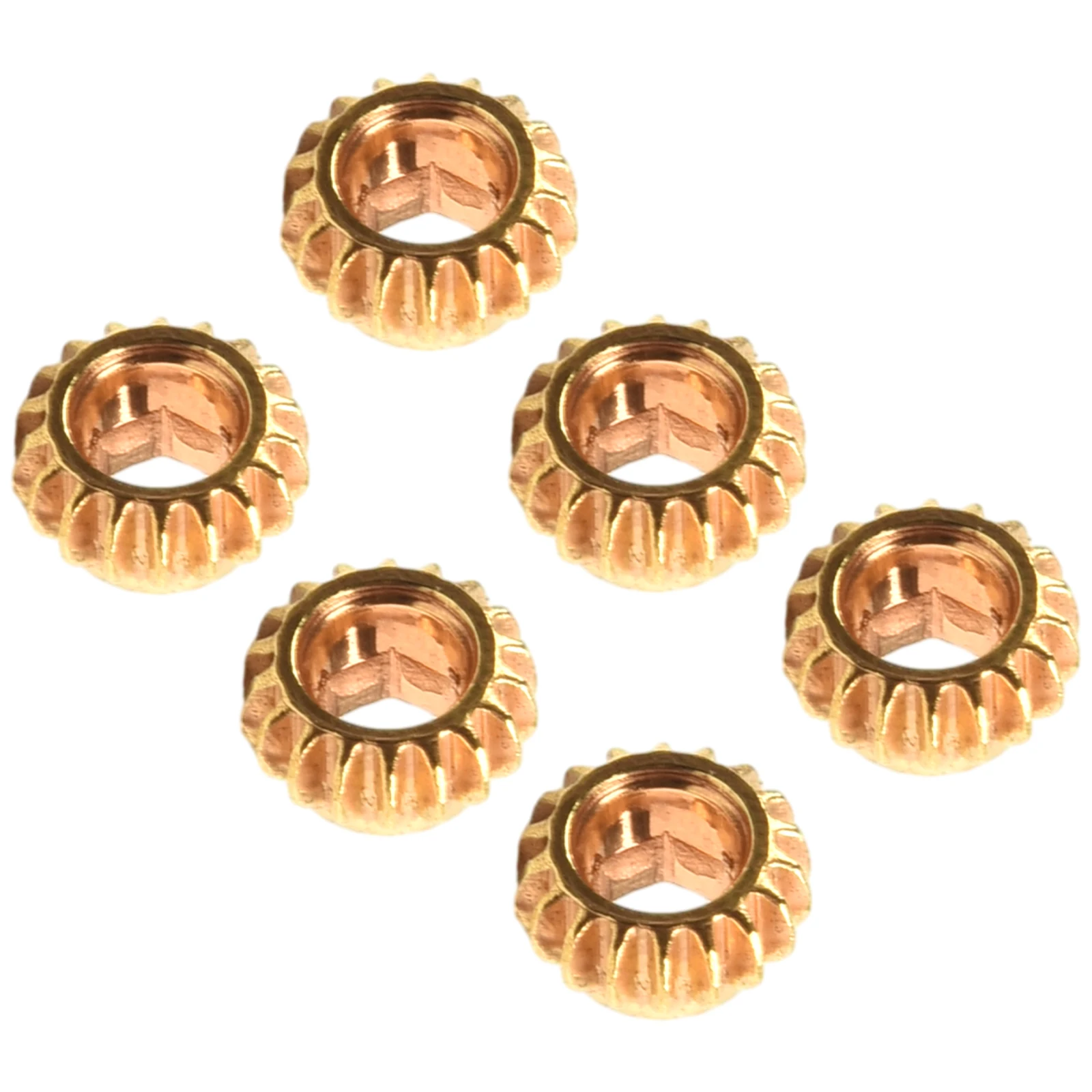 Guitar Parts Tuners Guitar Tuner Gears Hex Hole Gears Iron Machine Heads Easy To Install Golden Tuning Pegs Key 1:18 6 Pieces