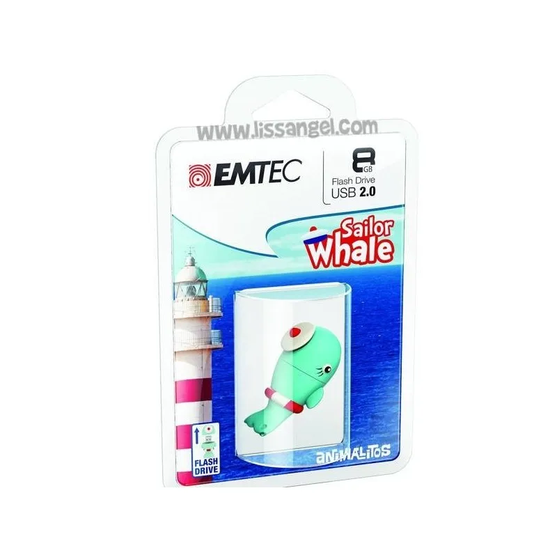 Sailor Whale USB memory - 8GB - USB 2.0 (EMTEC)