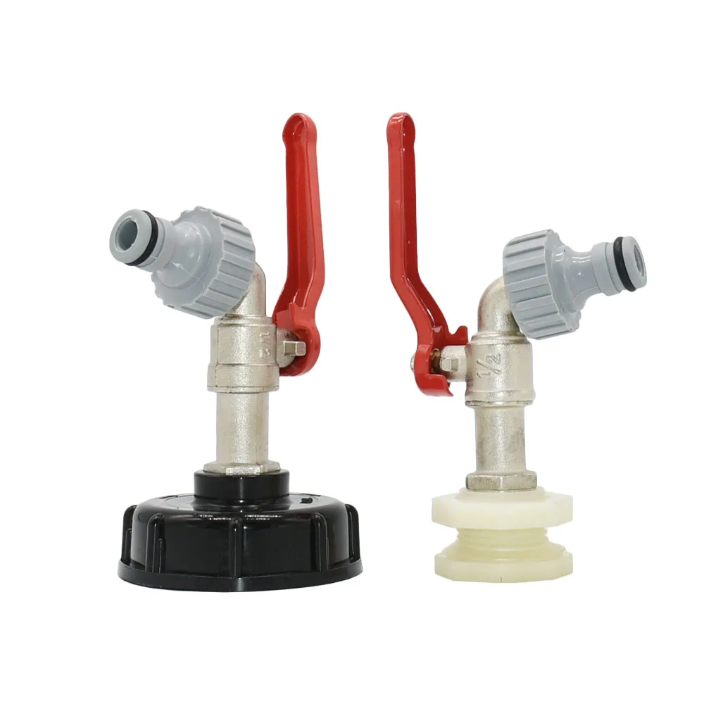 

IBC Tank Tap Adapter Nipple S60X6 Thread Garden Hose Quick Connect Faucet Alloy Tank For 1000 Liter IBC Tank Valve Fitting