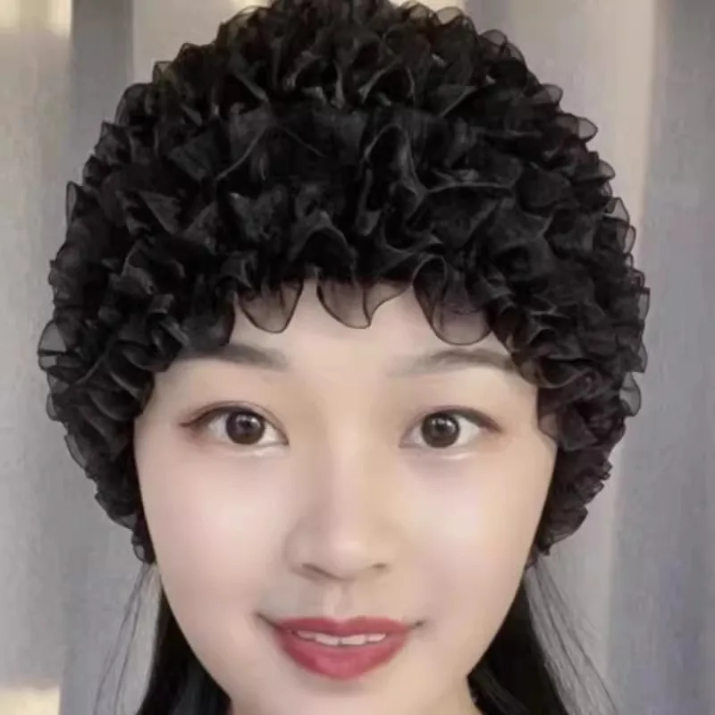 

Wholesale 2pcs Women Head Wrap Hats Four Seasons Wind-proof Hair Caps Africa Breathable Home Hat Muslim Working Headwear Cap