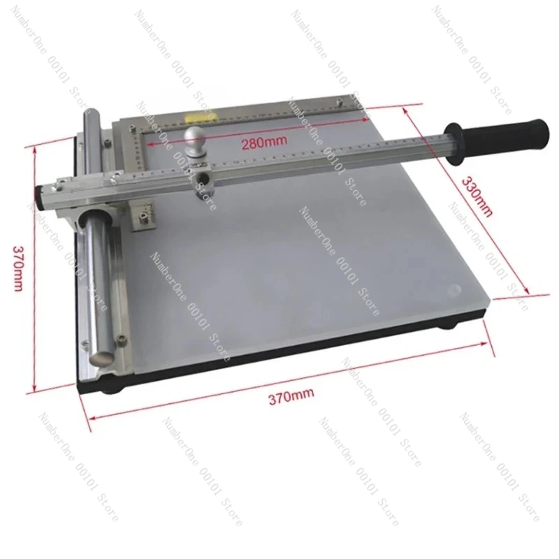 KV-C-370Plus Laboratory Use Glass Cutter Manual Glass Based Silica Gel Board Cutting Machine 28x33CM