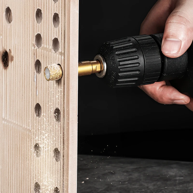 6-12mm Tile Drill Bit Dry Diamond Drill Core Bits Ceramic Glass Marble Tile Brazed Hole Saw Cutter Granite Marble Drill Bits