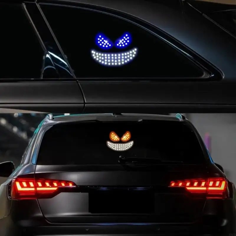 

Светодиодная лампа с игривым мультяшным лицом для автомобильного использования с прочной клейкой основой и прочным акриловым
