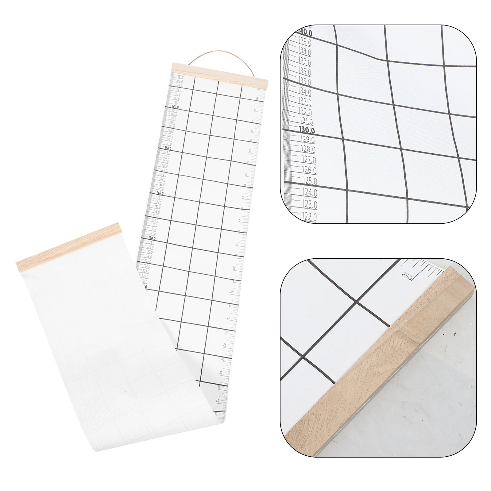 

Height Ruler 170cm Writable Height Measuring Ruler Growth Chart Canvas Decor Nursery Room Measurement Wall Bedroom