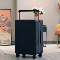 Wide trolley suitcase with silent universal wheels and light luxury suitcase G995