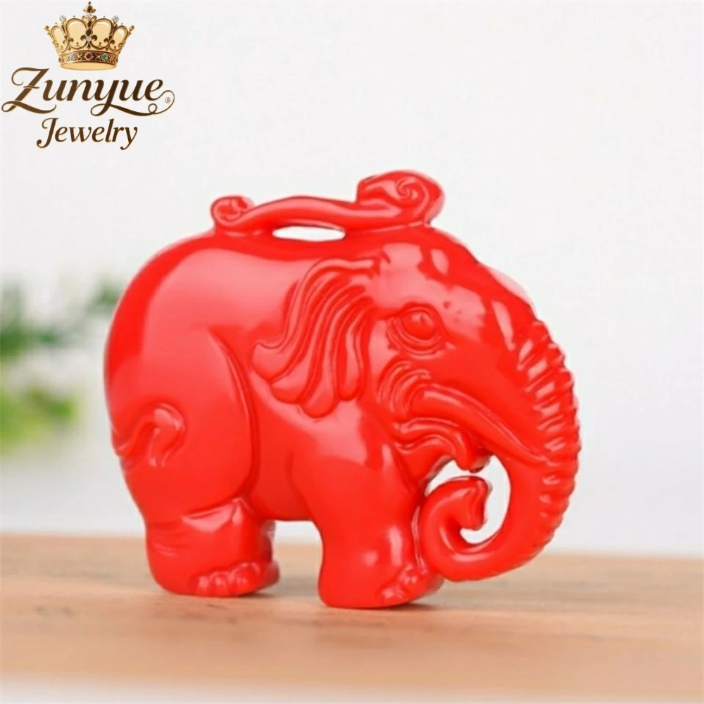 

Natural Jade Carved Elephant Pendant Luxury Quality Jewelry Fashion Jewelry Handicraft Best Selling Exquisite Charms Elegant