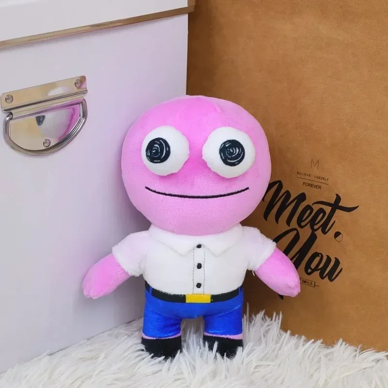 Popular nuevo 2026 amigos sonrientes juguete de peluche Mr Frog Kawaii juguete de peluche suave muñeca decorativa para el hogar regalos de amigos sonrientes juguete para niños