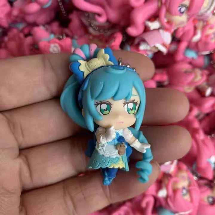 BANDAI Candy Toy Star Twinkle  Suto PuriKyua Precure Pretty Cure A La Mode Maho Girls Precure Go Princess Figure Key Chain Toys