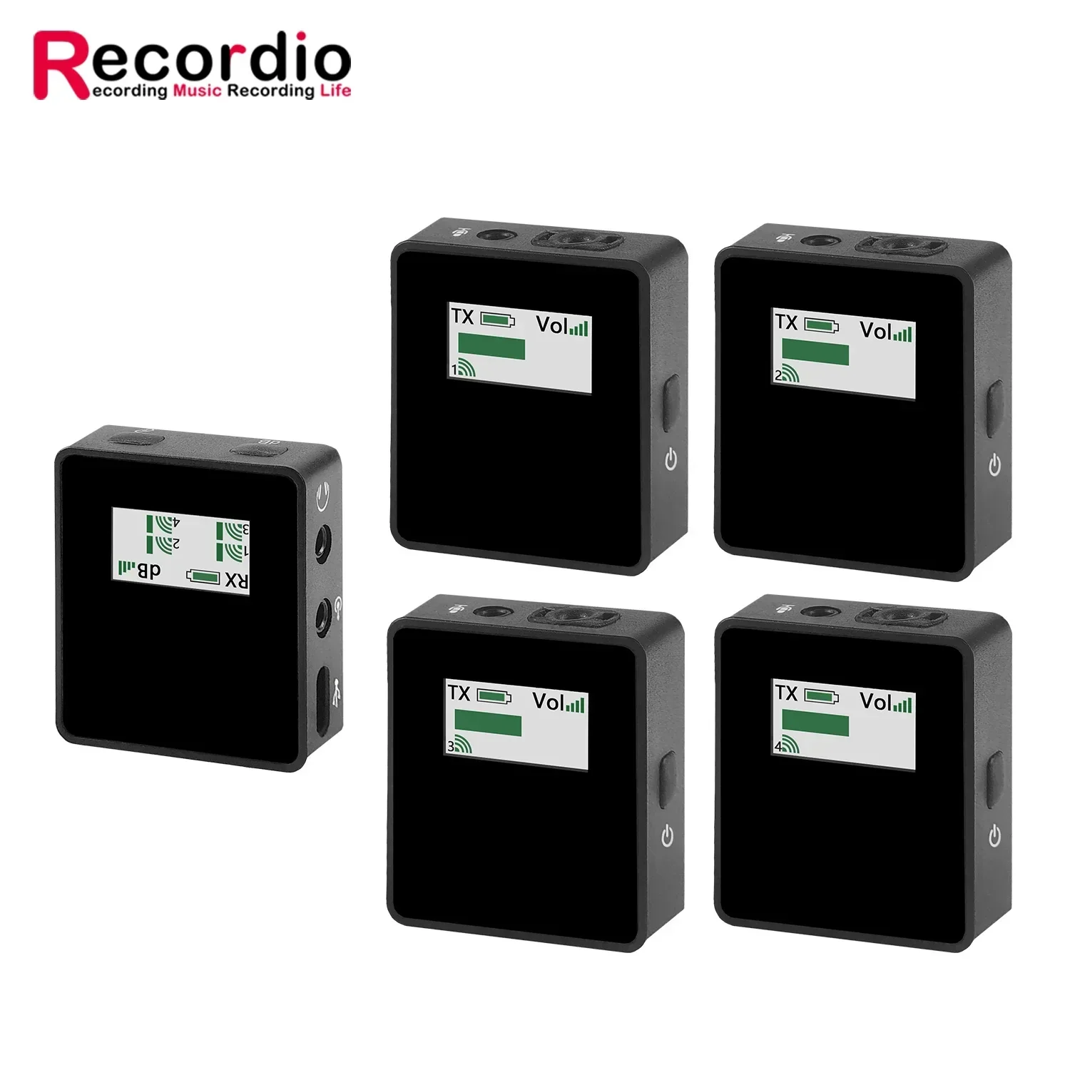 

GAW-860 2022 Профессиональный 2,4 ГГц 1 буксир 4 беспроводных петличных микрофона Квадратный микрофон для наружной видеоконференции в прямом эфире