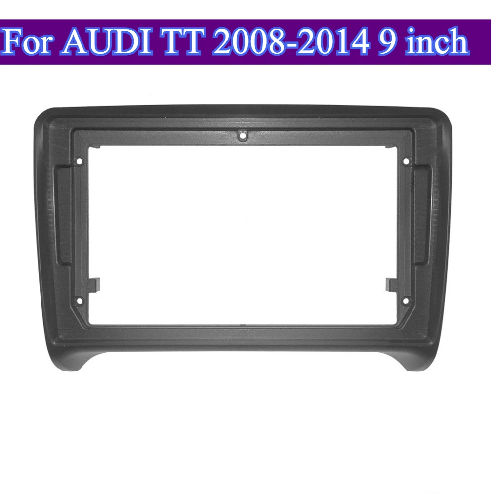 

For AUDI TT 2008-2014 9 Inch Car Radio Fascia Auto Parts Stereo Audio Player Panel Dash Kit Frame Center Console Without Battery