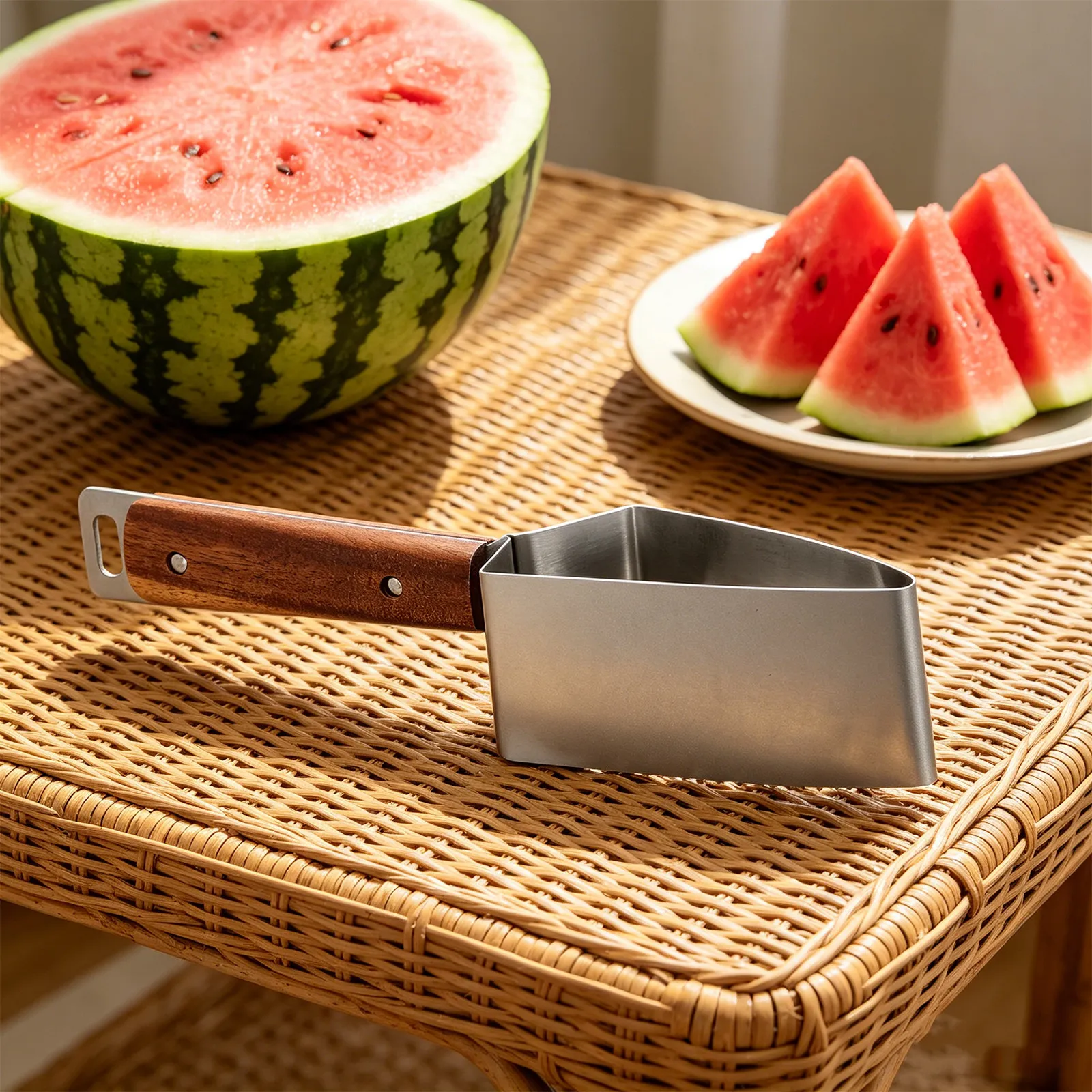 Cortador de sandía triangular - Watermelon Slicer Cutter reseña y precio