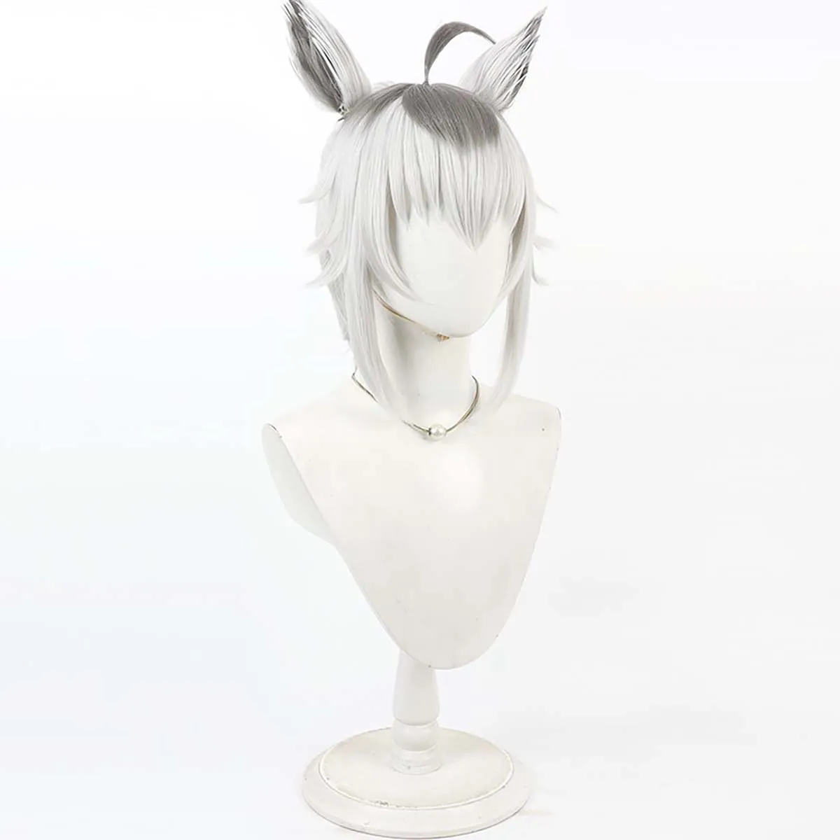 Game Roleplay Party Uma Musume: Pretty Derby Oguri Cap Gray Cosplay Wig
