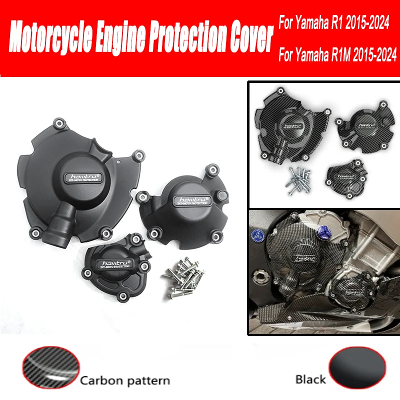 

HOMTRU Engine Cover YZF R1 2015~2024 For YAMAHA Motorcycle Alternator Clutch Protection Cover Accessories