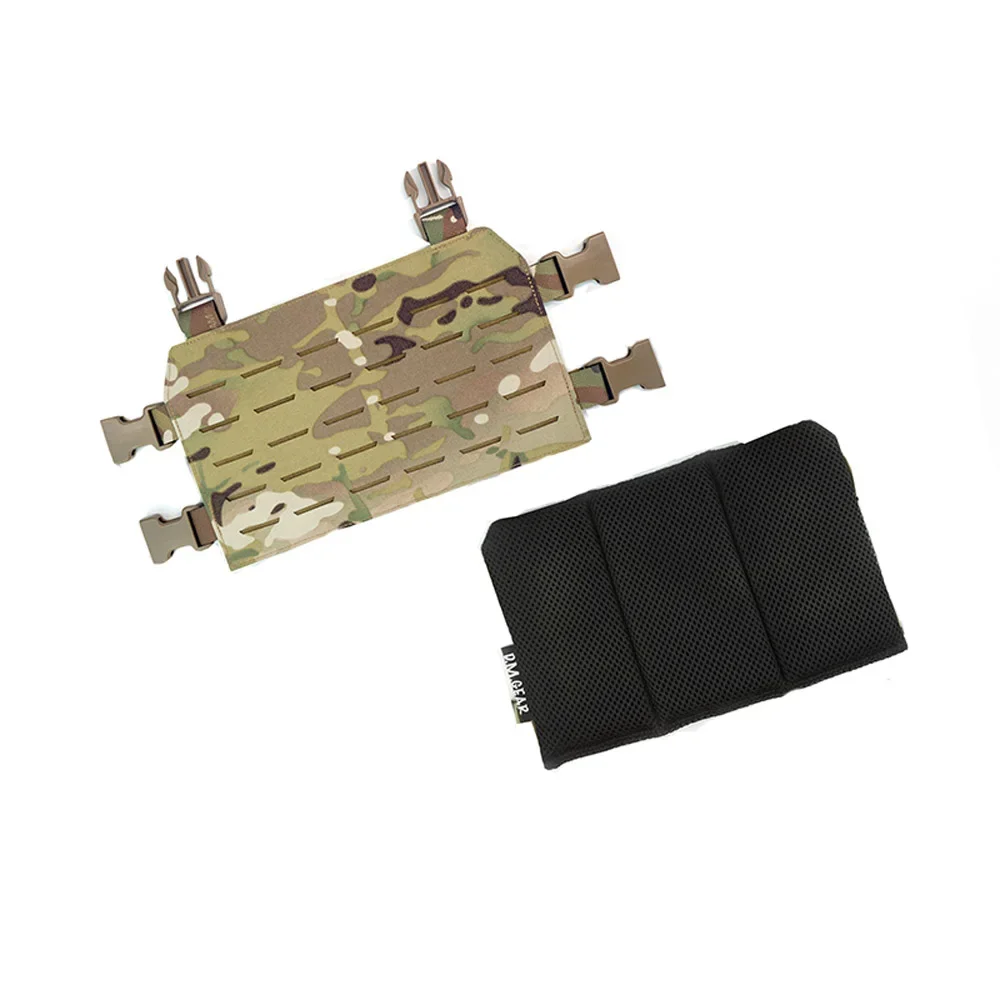 Tactical Vest SS/ D3 Chest Hanging Replacement Hanging Plate Laser Cutting MOLLE Camouflage Panel DIY Tactical Accessories