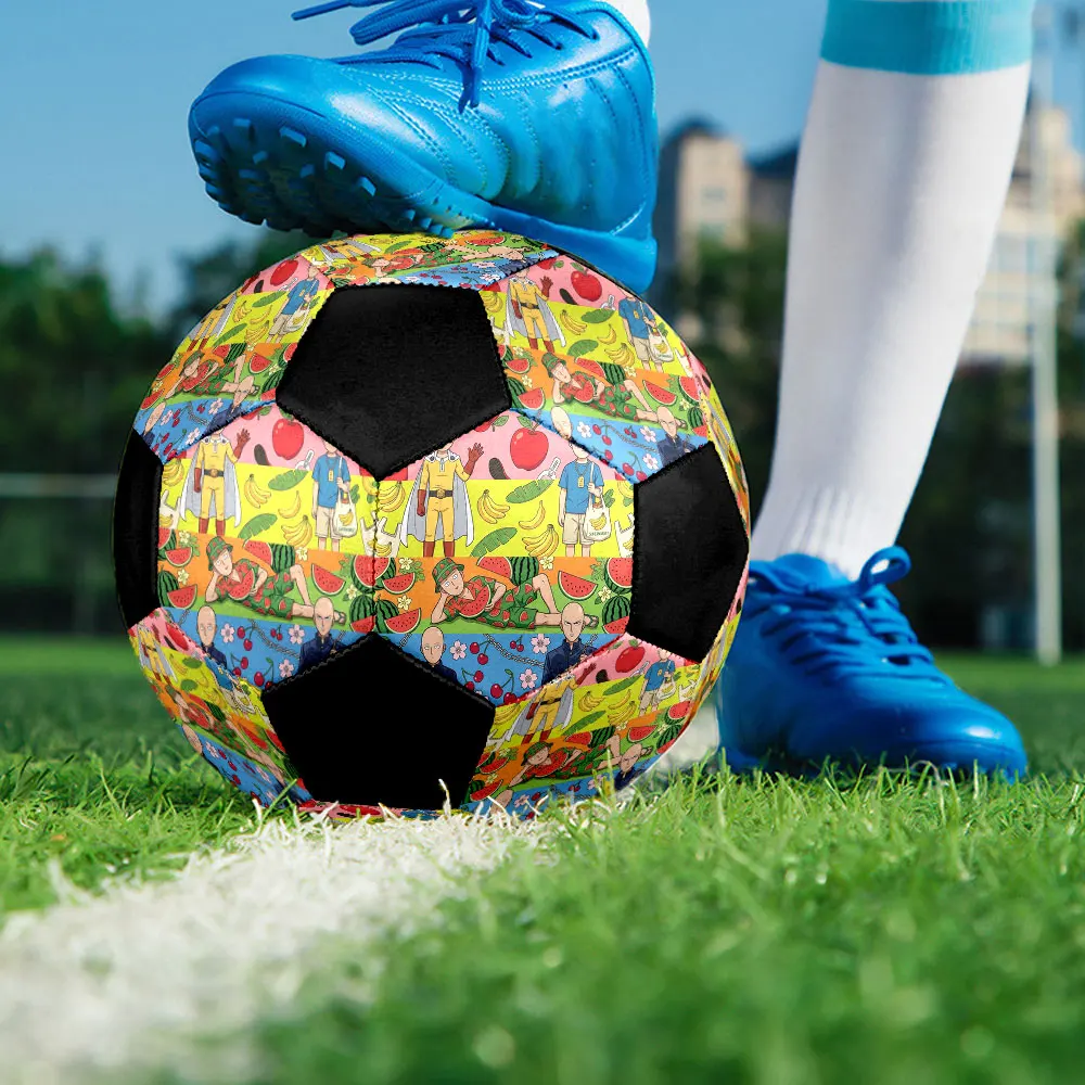 1PC One-Punch Man Football Soccer Ball Size 5 Practice Ball Fashion Team Training Cool Sports Gift HE48 view 5