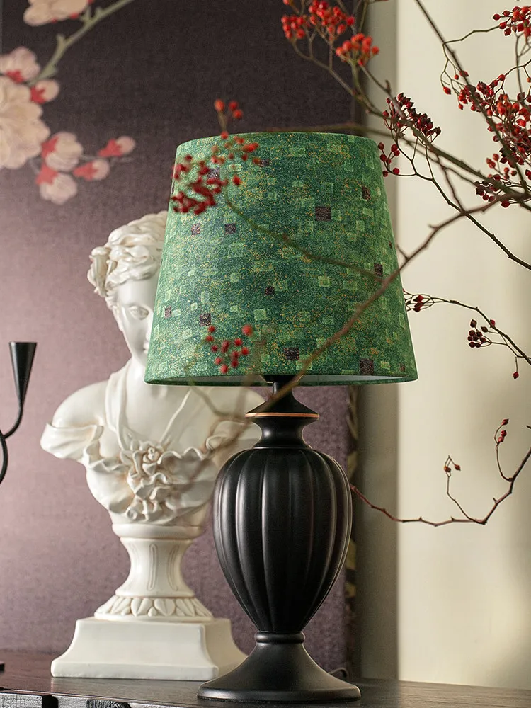 Table lamp, medieval high-end living room bedroom home atmosphere light