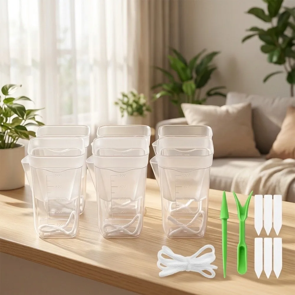 Self Watering System for Indoor Plants Using Capillary and Visible Reservoir to Maintain Optimal Soil Moisture