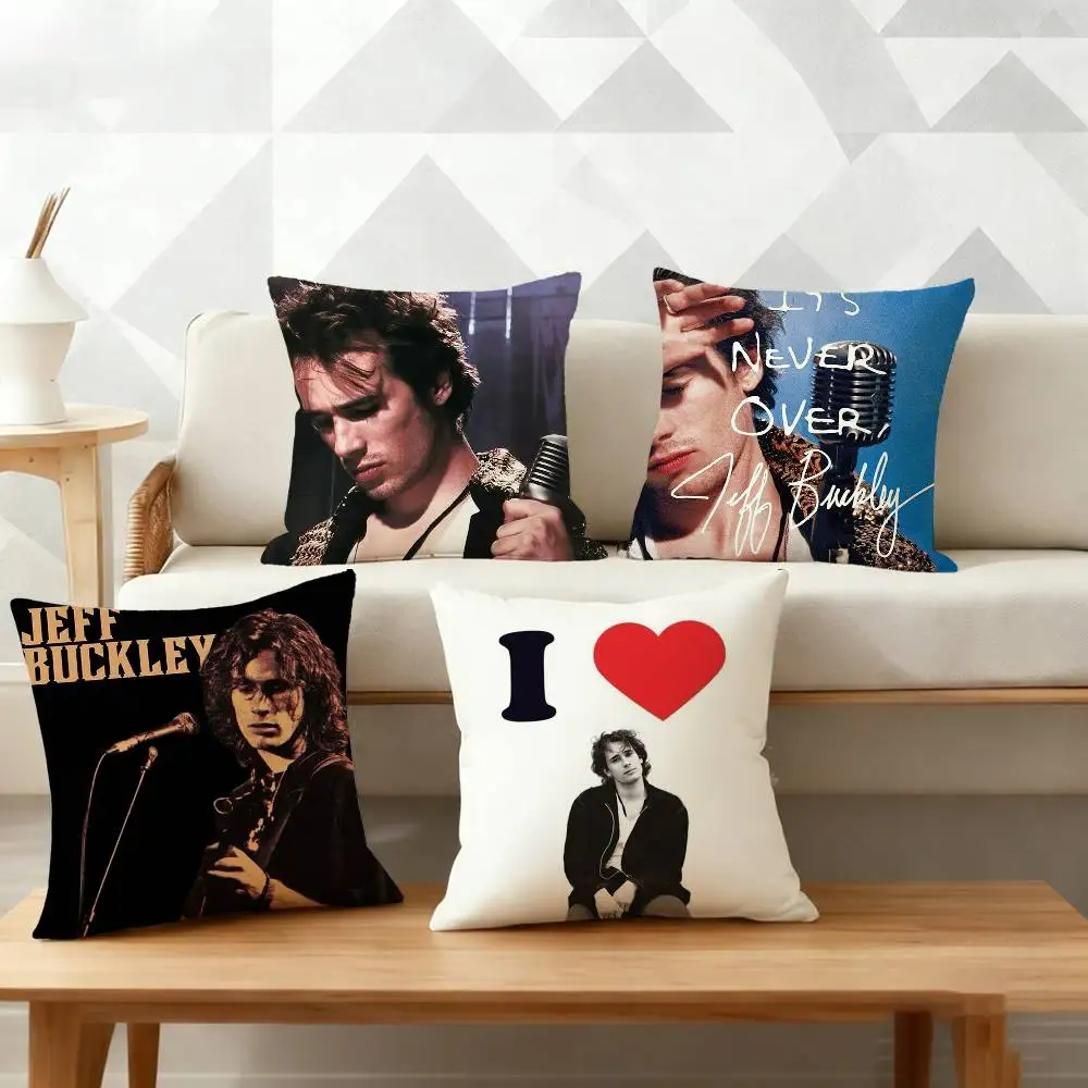 

J-Jeff B-Buckley Pillow Case for Sofa Living Room Home office Decor Protective Cover