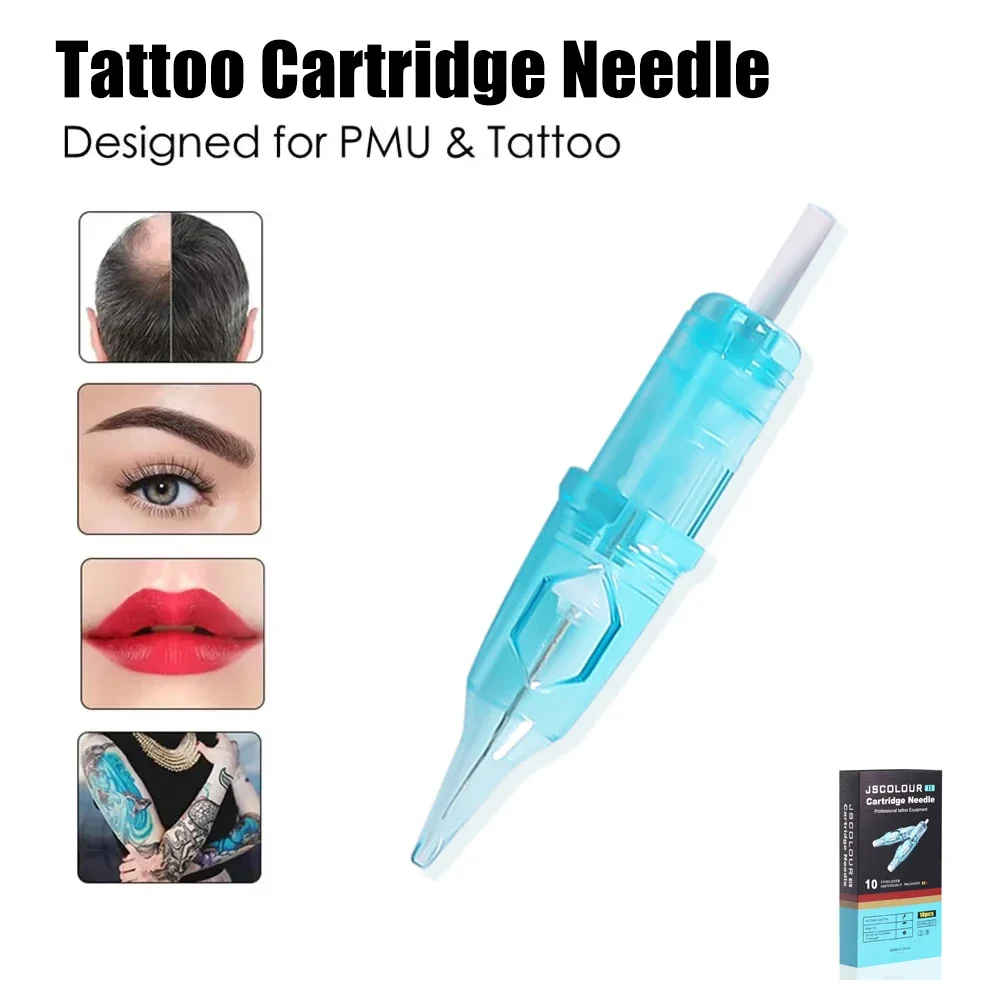 10pcs/Lot Tattoo Cartridge Needles Round Liner RL RS CM M1 Disposable Sterilized Safety Tattoo Needle for Tattoo Makeup Body Art