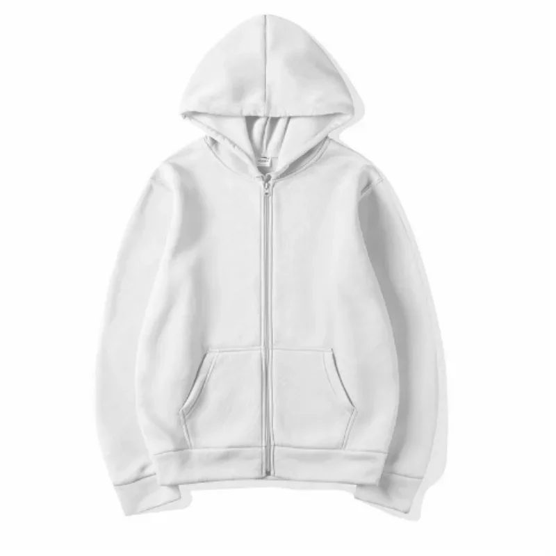 Sudaderas con capucha de gran tamaño para mujer, Sudadera con capucha informal lisa con cremallera, chaqueta con capucha holgada coreana Harajuku para parejas, abrigo, ropa de calle