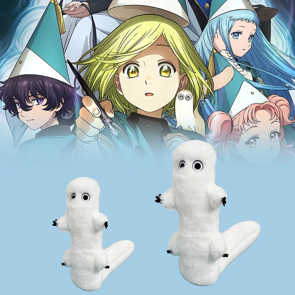 Kawaii Brushbuddy Sombrero de Bruja Atelier, Mercancía de Anime, Regalos, Sombrero de Bruja de Peluche Brushbuddy Atelier, Regalo de Cumpleaños para Niños y Fans