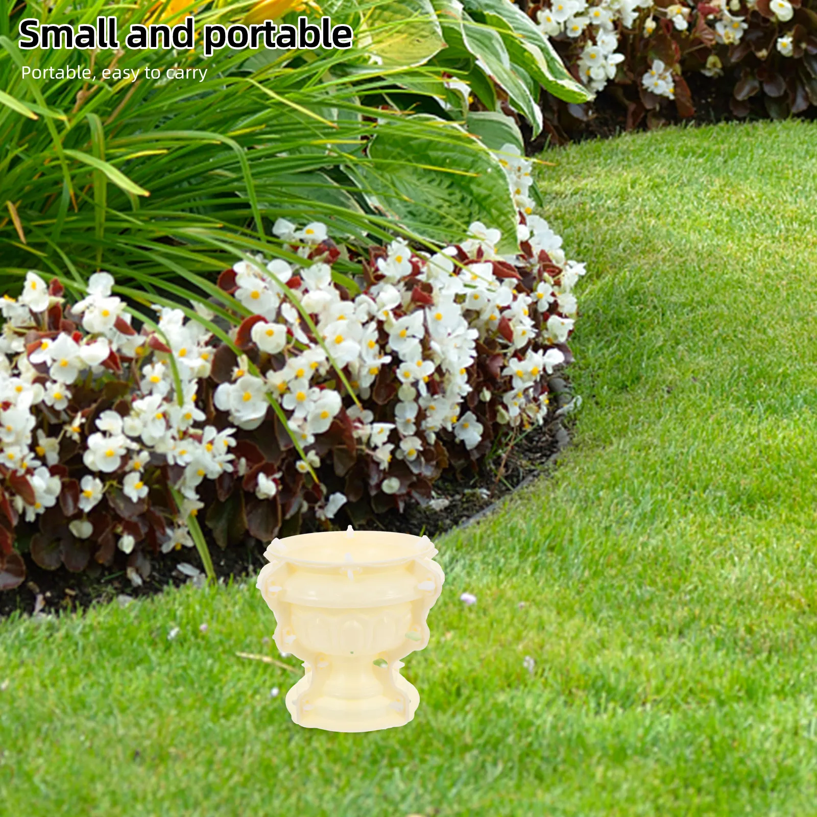 

Epoxy Resin Flower Pot Mold for DIY Handcraft European Style Planter Making Bonsai Container Desktop Decoration Craft Supplies
