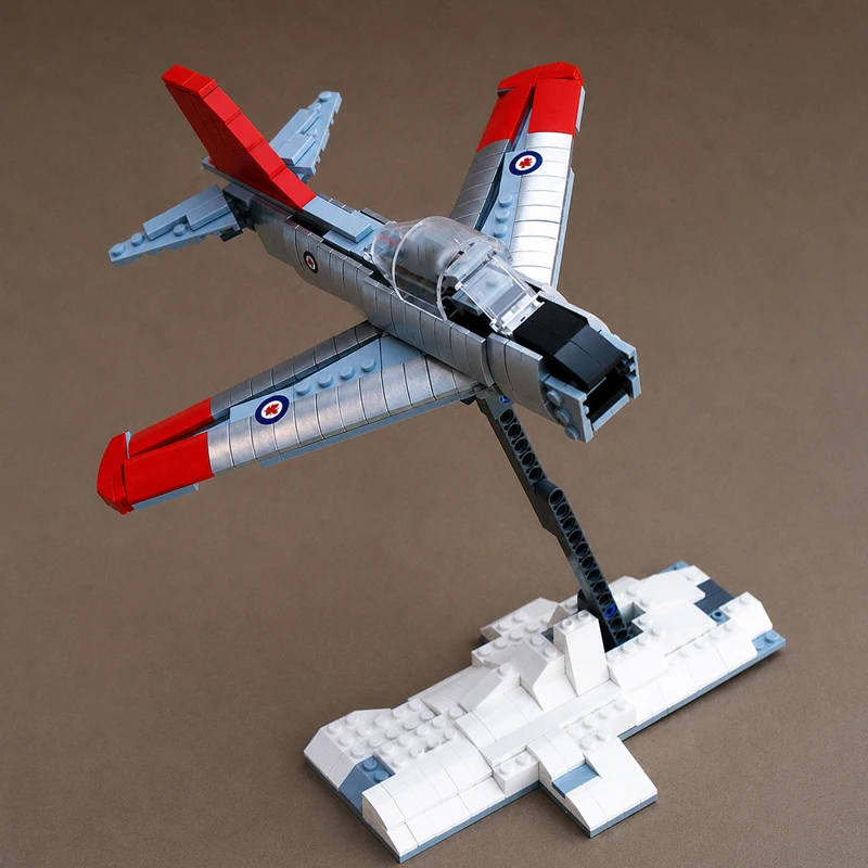 

F-86 Military Fighter Jets Model MOC Building Bricks War Equipment Modular Technology Gifts Holiday Assemble Children Toys Suit