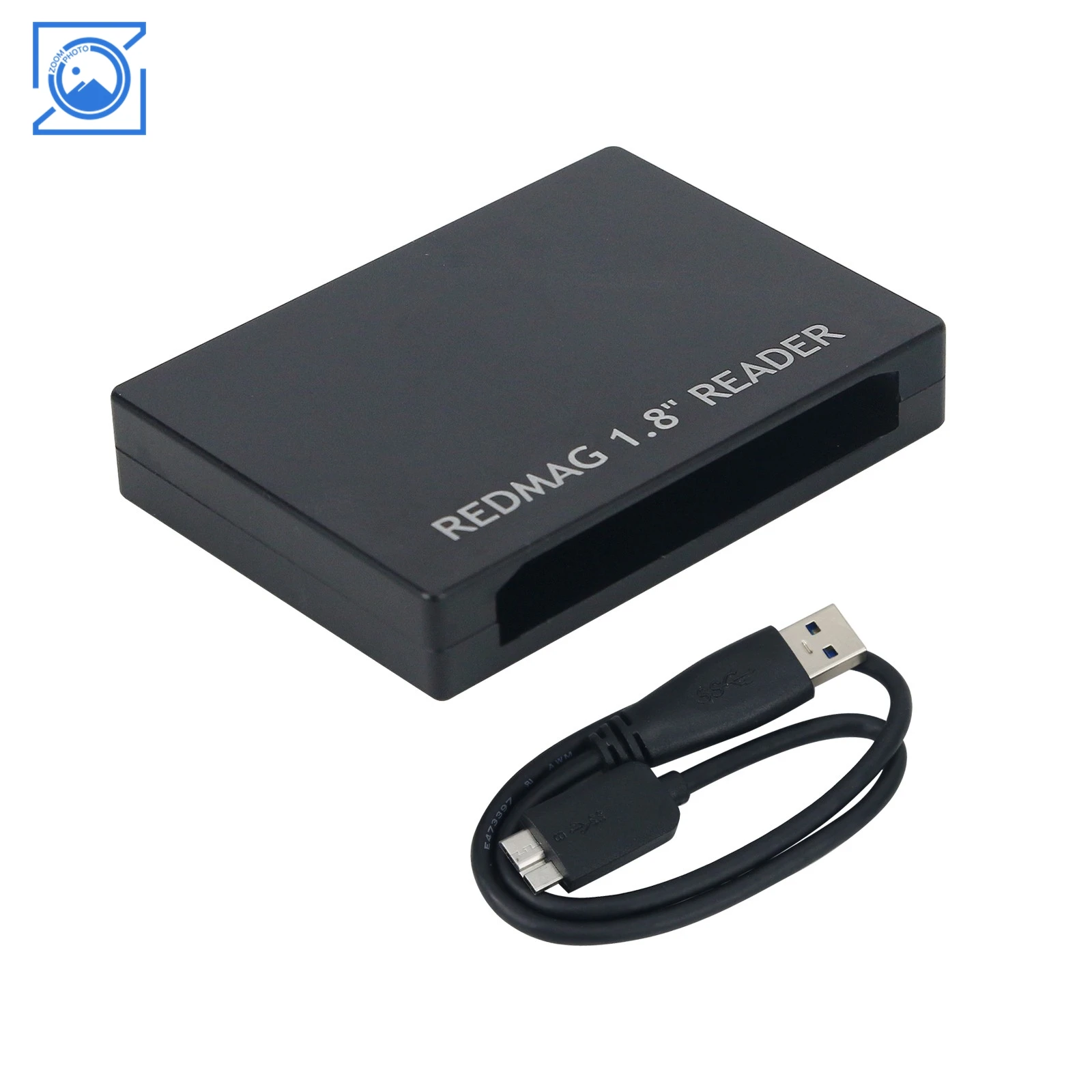 REDMAG 1.8" Red SSD Card Reader with USB 3.0 Data Line for Windows Apple OS