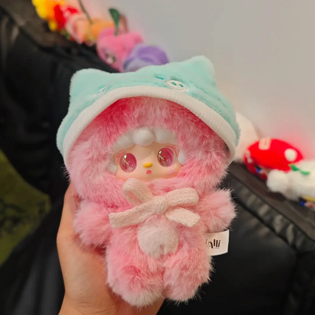 Yooki الدب الصغير خطة الإنارة صندوق أعمى اللعب دمية الشتاء النوم صندوق الغموض الفينيل نموذج الاطفال الهدايا حقيبة قلادة عيون عشوائية