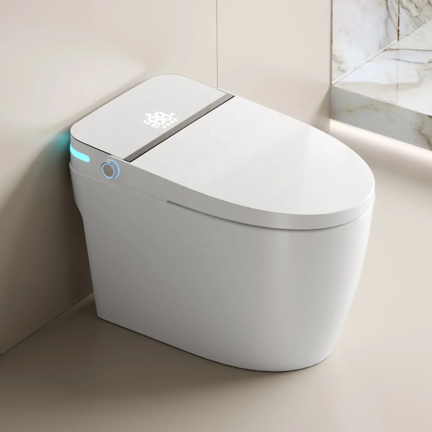 

Modern Smart Toilet Bidet Touchless Sanitary Intelligent WC Toilet Bowl Set Auto Flush Smart Toilet for Bathroom