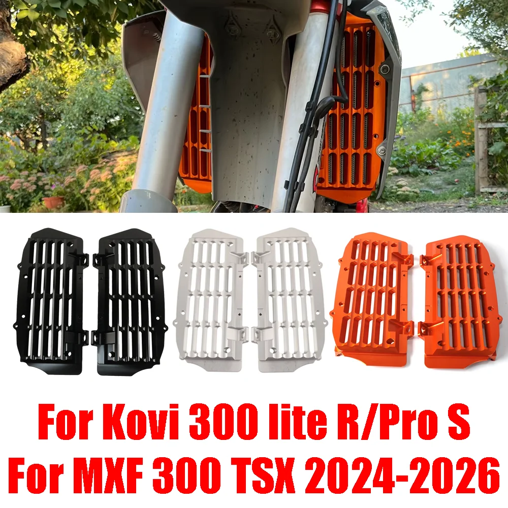 Protector de Rejilla de Radiador para Motocicletas Kovi 300 Lite R 250 300 Pro S, Accesorios para MXF 300 TSX 2024 2025 2026