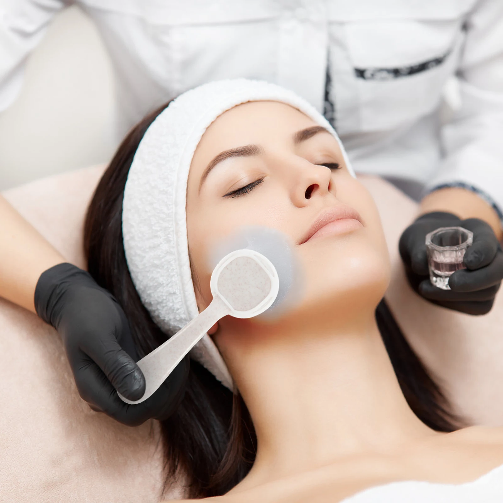 Brosse pour le visage en Silicone, 3 pièces, épurateur pour le visage, manche Long, nettoyant pour pores en profondeur, masseur pour le visage à poils souples pour un usage quotidien