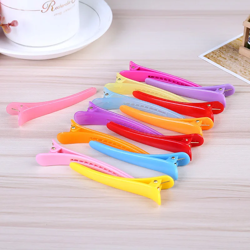 10PCS Basic Hair Grip Clips Hairdressing Sectioning Cutting Hair Clamps Clip Professional Plastic Salon Styling Hair Clips