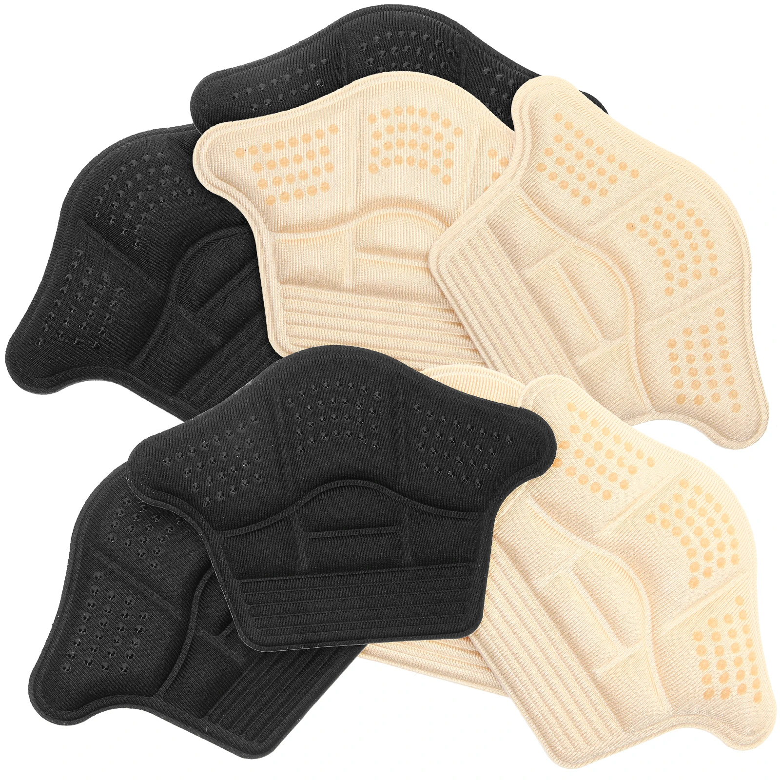 

4 Pairs Self adhesive Heel Pads for Shoes Women Men Sports Non slip Liners Cushion Inserts High Grips Reduce Friction Foot Pain