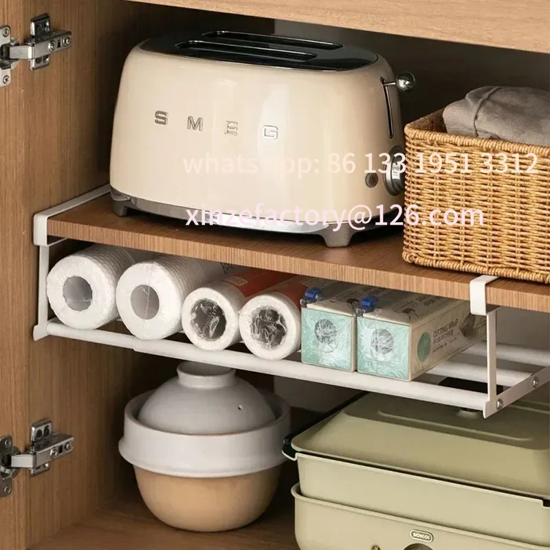 

Customizable Adjustable Shoe Rack | Space-Saving Layered Organizer For Home Shoe Cabinets | Under-Shelf Shoe Holder