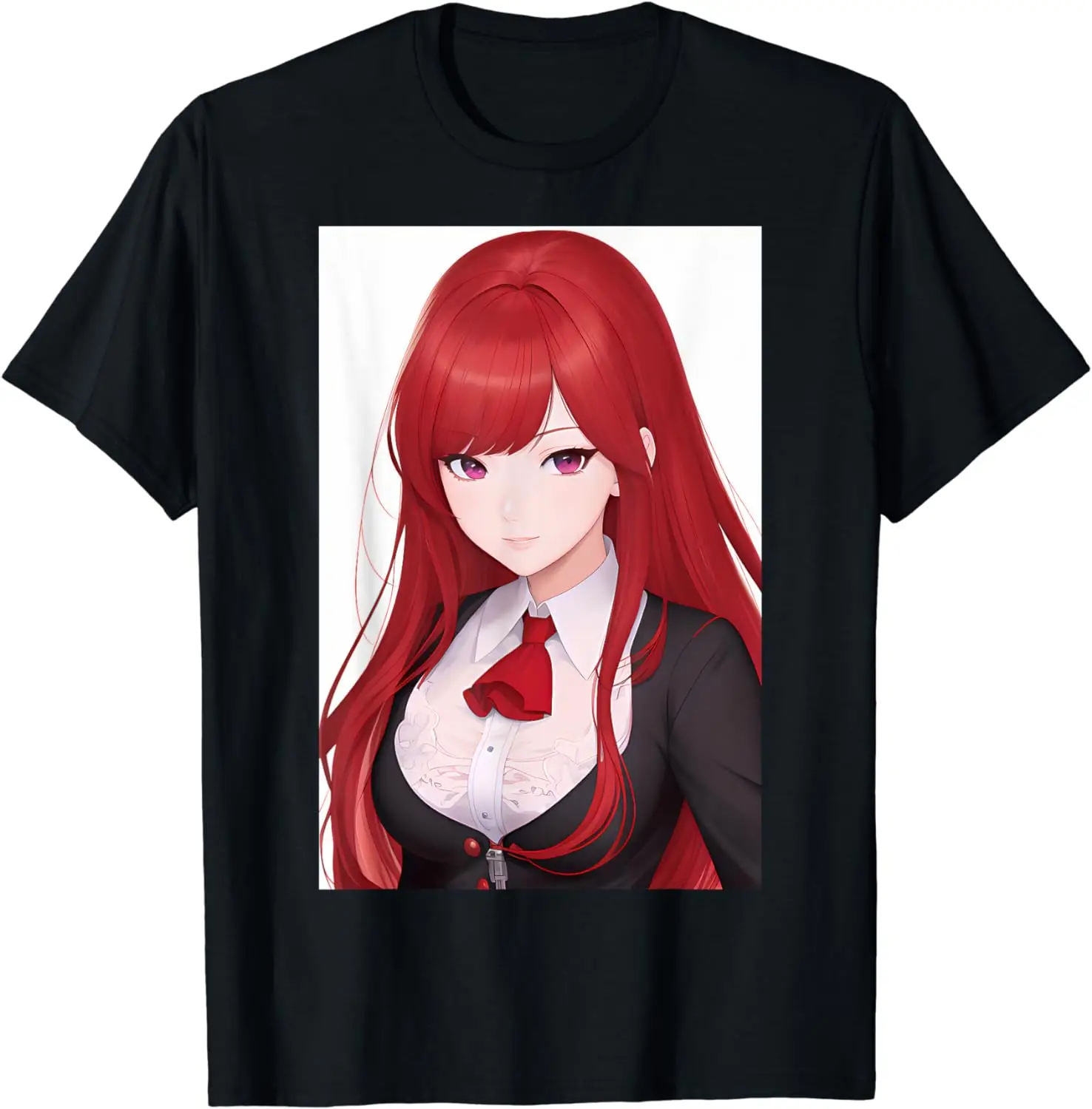 Cute Japanese Anime School Girl T-Shirt