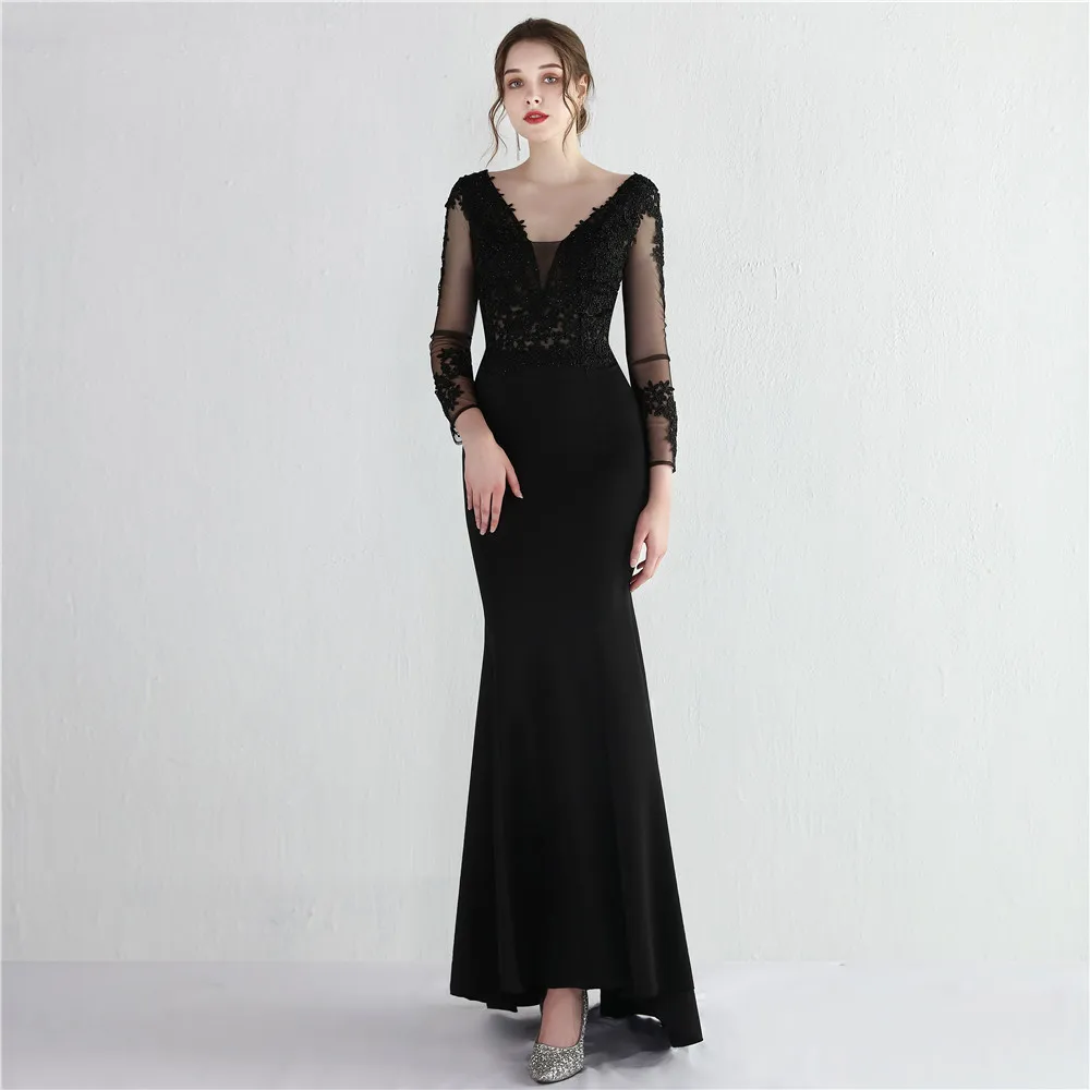 

Women's Elegant Casual Maxi Evening lace Long Dress Floor-Length Gown Floor Length Eveningwear for Women