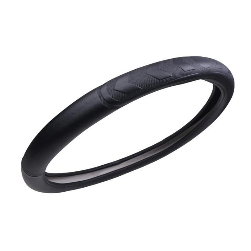 Cubierta de mango de cuero para volante de camión grande, envoltura de 38-50CM para Dongfeng SANY SCANIA IVECO ISUZU Volvo MAN Renault DAF Hino
