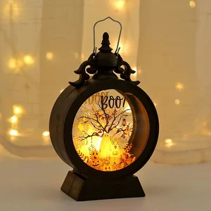 Korku, Cadılar Bayramı, LED, rüzgar, ışık, fener, hayalet, Kabak, Taşınabilir Bar, Masaüstü süsleme, Cadılar Bayramı dekor sahne, parti malzemeleri 8 en çok satılan-hayalet lamba-no. 8