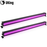 U'King 2Pcs 120W Wall Wash Light Bar RGB 336 LEDs Stage Lights 7000lm Wallwasher Lights For Home Nightclub Wedding Party Show
