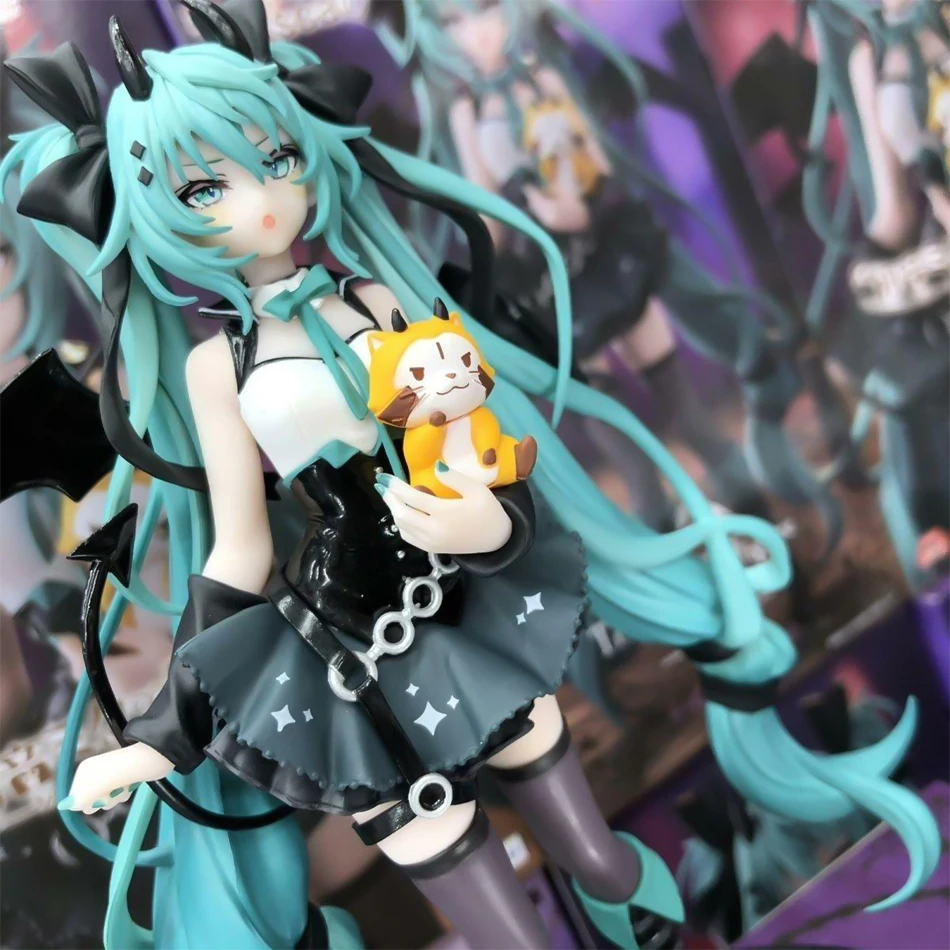 19 センチメートルアニメ初音ミクラスカルザアライグマアニメフィギュアおもちゃ PVC モデルコレクションアクション置物人形ギフト