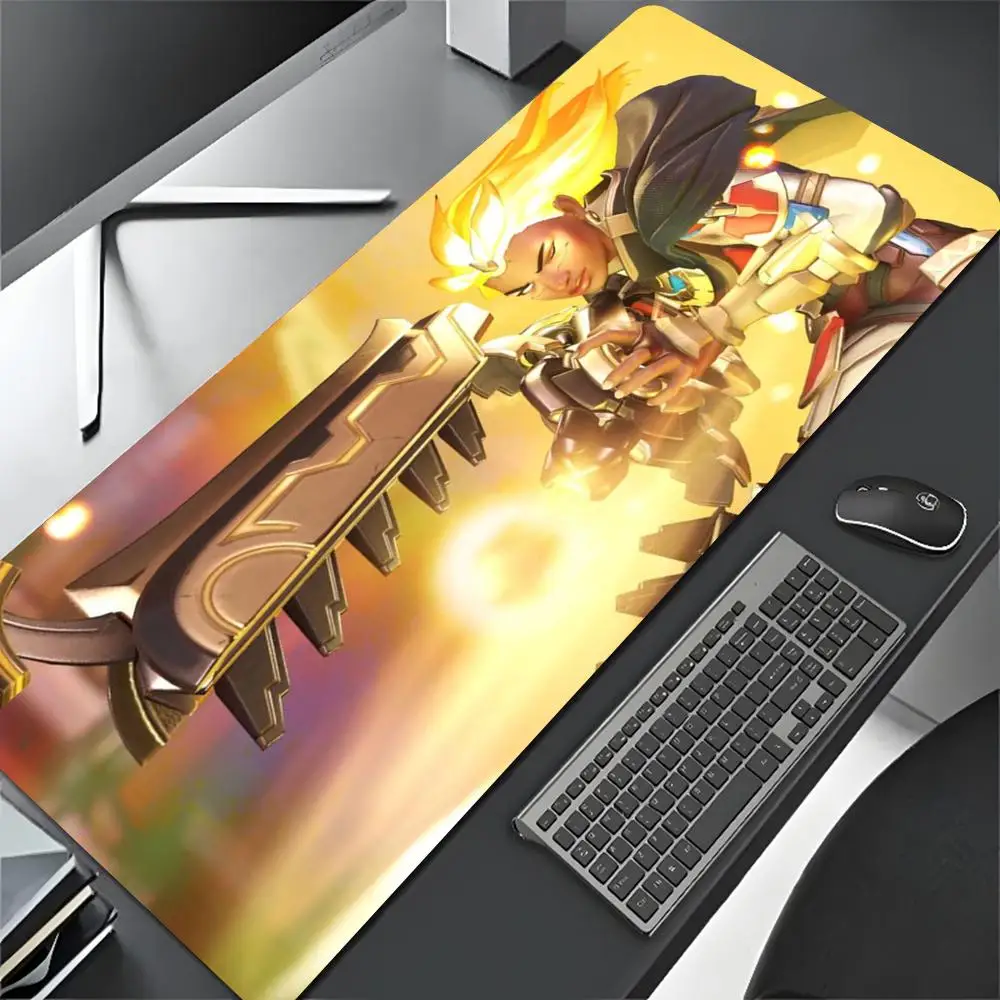 Junker Queen Junkrat Kiriko Mouse Pad Cartoon Lockedge Large Gaming Pad Computer Gamer Keyboard Mat Desk Mousepad PC Desk Pad