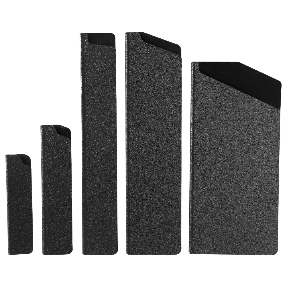 

5pcs Protective Covers Kitchen Abs Material Long Use Compact Store Gift Friend Stylish Knives Decor