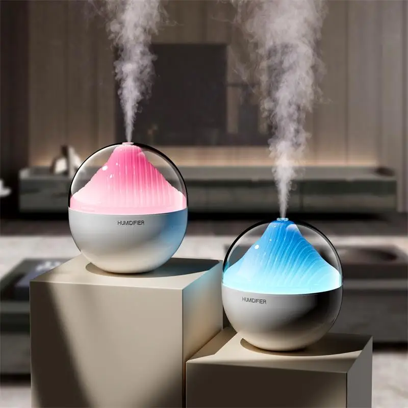 

Hogar New Landscape Humidifier USB Silent Bedroom Warm Light Cute Desktop Air Home Mist Mini Humidifier Nightlight